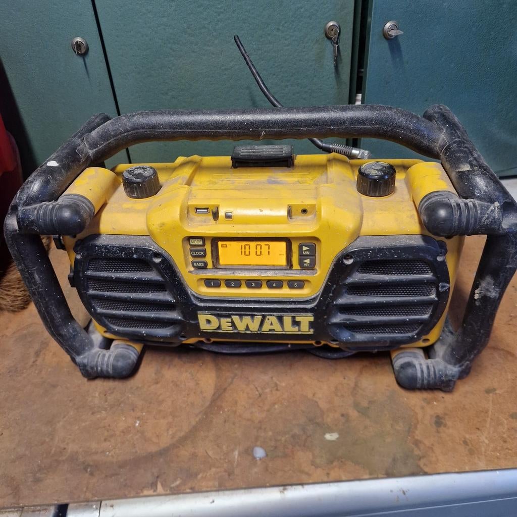 De walt radio, Audio, Tv en Foto, Radio's, Ophalen, Gebruikt