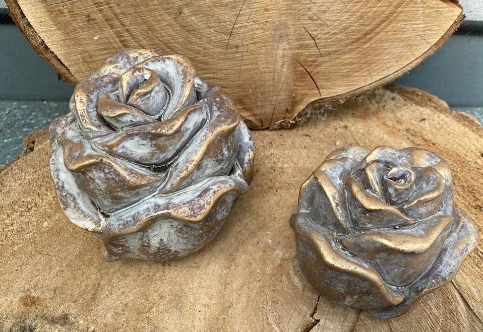 ROSE CONCRETE OLD GOLD SET NIEUW, Ophalen of Verzenden