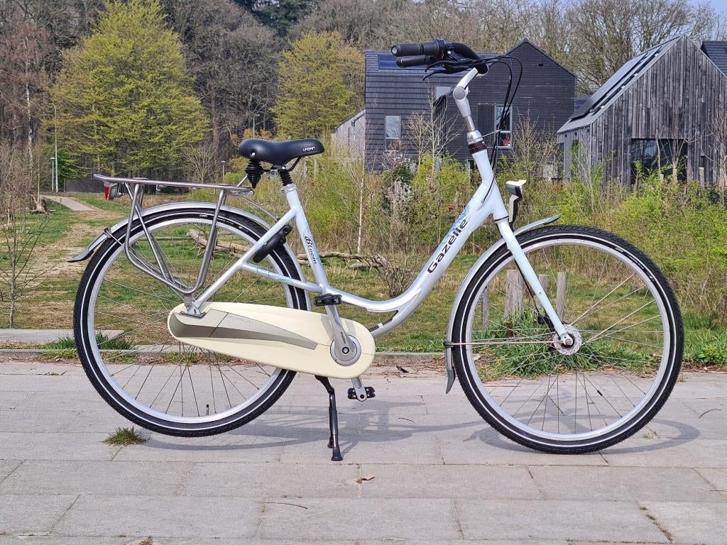 Gazelle Bloom Moederfiets 53 cm Snow White 7s - Rijklaar, 2 zitjes, 53 tot 56 cm, Ophalen of Verzenden, Zo goed als nieuw