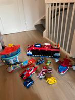 Paw Patrol speelset (bus, uitkijktoren, vliegtuig, boot), Ophalen