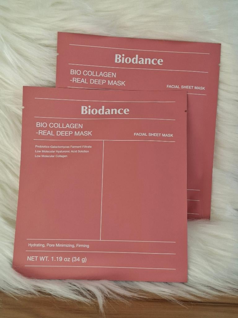 Set of 2 Biodance Mask  / Korean skincare, Ophalen of Verzenden, Nieuw, Gehele gezicht, Verzorging