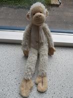 Aap of aapje van Happy Horse wit velours meet ca 30 cm, Gebruikt, Wasbaar, Ophalen of Verzenden, Middelgroot (20 tot 80 cm)