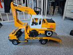 Bruder Liebherr Graafmachine met Mercedes-Benz Vrachtwagen, Kinderen en Baby's, Speelgoed | Speelgoedvoertuigen, Ophalen of Verzenden