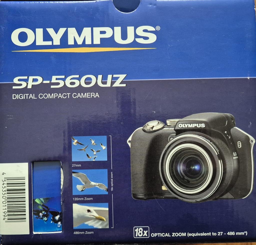 Olympus SP-560UZ compacte digitale camera, Audio, Tv en Foto, Fotocamera's Digitaal, Compact, 8 Megapixel, Ophalen of Verzenden