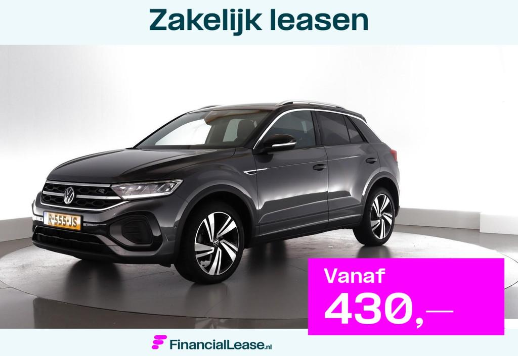 Volkswagen T-Roc 1.5 TSI Automaat R-Line Facelift|led|nav|bl, 4 cilinders, Bedrijf, SUV of Terreinwagen, Zilver of Grijs