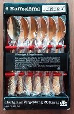 6 koffielepels BACCARA 20 karaat verguld, Ophalen of Verzenden, Nieuw