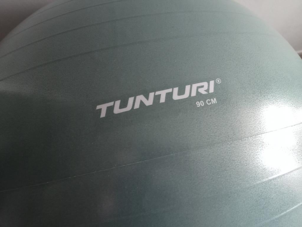 Tunturi Anti Burst Fitness/yoga bal met Pomp -  90 cm, Ophalen, Zo goed als nieuw
