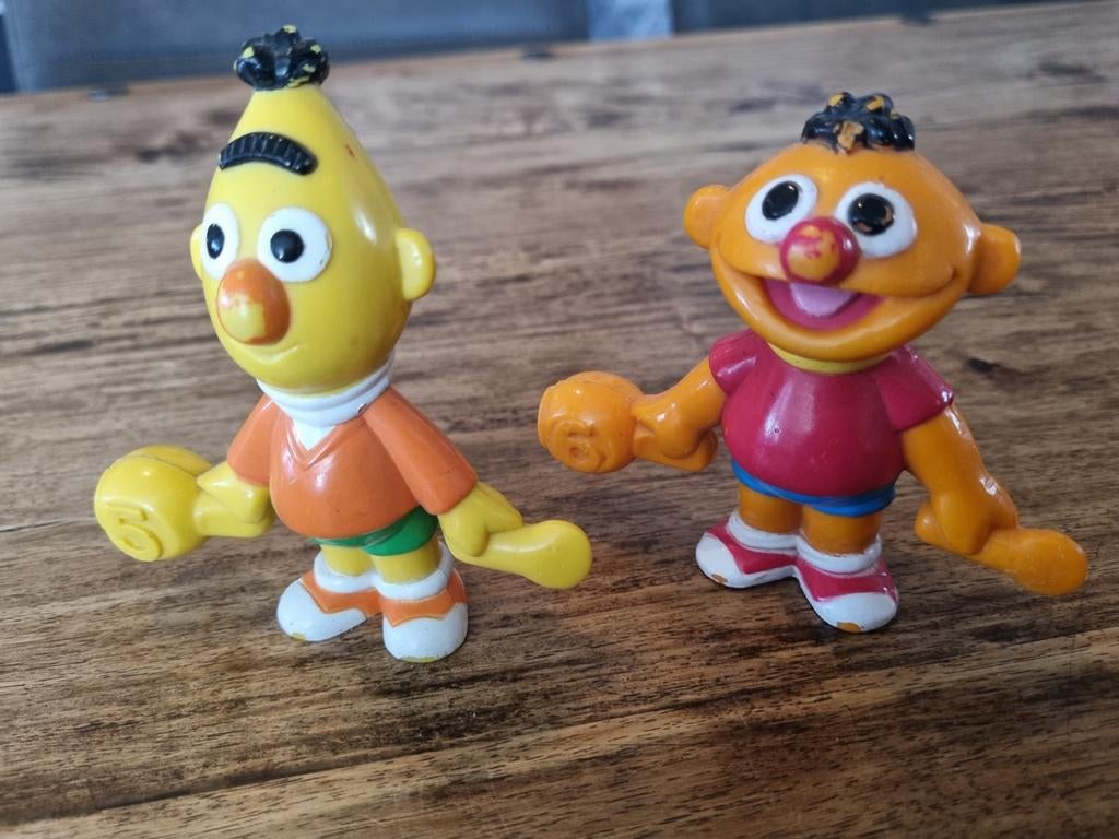 Bert en Ernie Sesamstraat speelfiguren, Verzamelen, Speelgoed, Ophalen of Verzenden