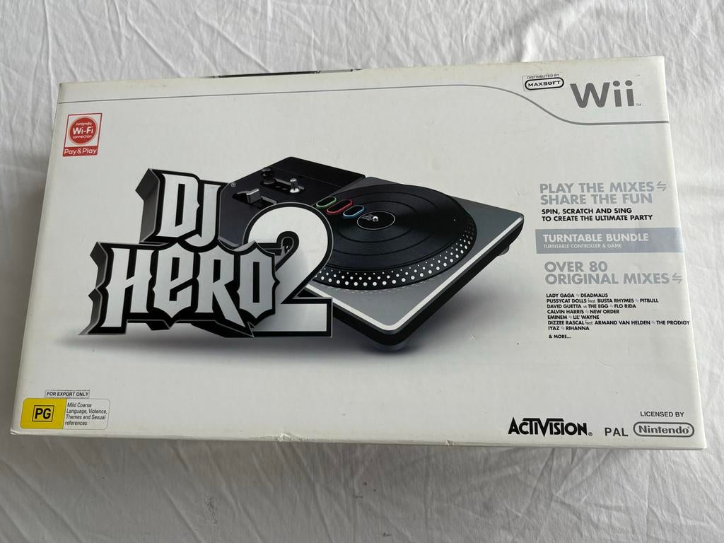 DJ Hero 2 Turntable Bundle Wii, Ophalen, Muziek, Gebruikt, 2 spelers