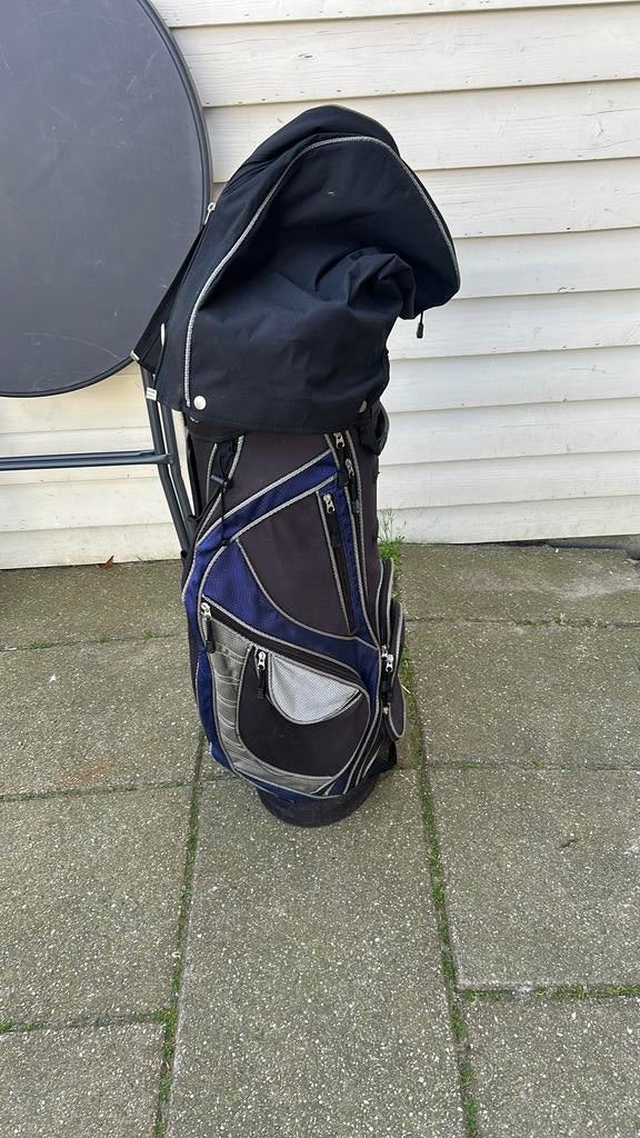 Golftas St.George zwart/ blauw, Ophalen of Verzenden, Zo goed als nieuw, Tas