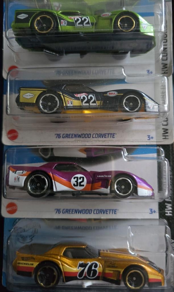 '76 Greenwood Corvette Hotwheels, Ophalen of Verzenden, Nieuw, Auto