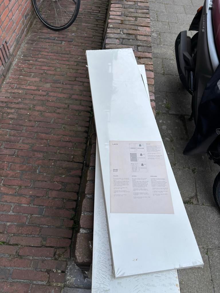 2x IKEA LACK wandplank wit, Huis en Inrichting, Ophalen, Nieuw