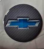 Chevrolet Centercap Sticker - Carbon Look, Ophalen of Verzenden