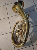 Tenorhoorn - tenortuba met koffer - Gebruikt, Ophalen of Verzenden, Gebruikt, Koperblazer, Met koffer of draagtas