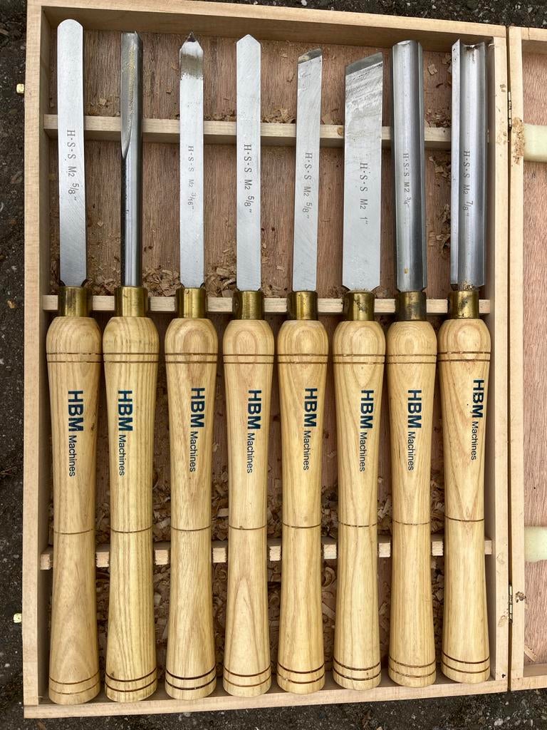 HSS beitels voor draaien / houtbewerking, Ophalen of Verzenden, Gebruikt