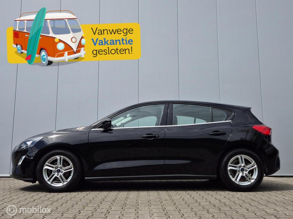 FORD FOCUS 1.0 ECOBOOST HYBRID/LED/CAMERA/PDC/CARPLAY/NAVI/1, Auto's, 125 pk, Gebruikt, Euro 6, Zwart