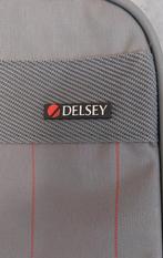 Delsey zachte grijze koffer met wieltjes! Maat 62-48-21cm,, Ophalen of Verzenden, Hard kunststof, 60 tot 70 cm, Wieltjes
