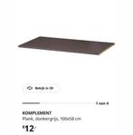 Te koop gevraagd: IKEA Pax kast planken donkere kleur., Huis en Inrichting, Ophalen, 50 tot 75 cm, 50 tot 100 cm, 200 cm of meer