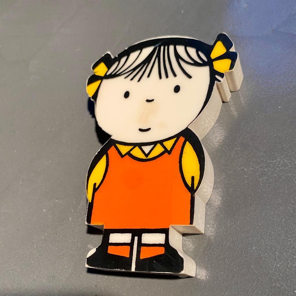 Vintage Squeeze n Squeak Dick Bruna meisje Playcraft 1972, Ophalen of Verzenden, Gebruikt