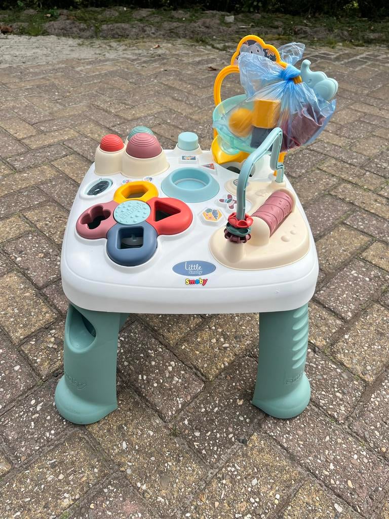 Smoby Activiteitentafel - zeer goede staat, Ophalen, Zo goed als nieuw, Jongen of Meisje