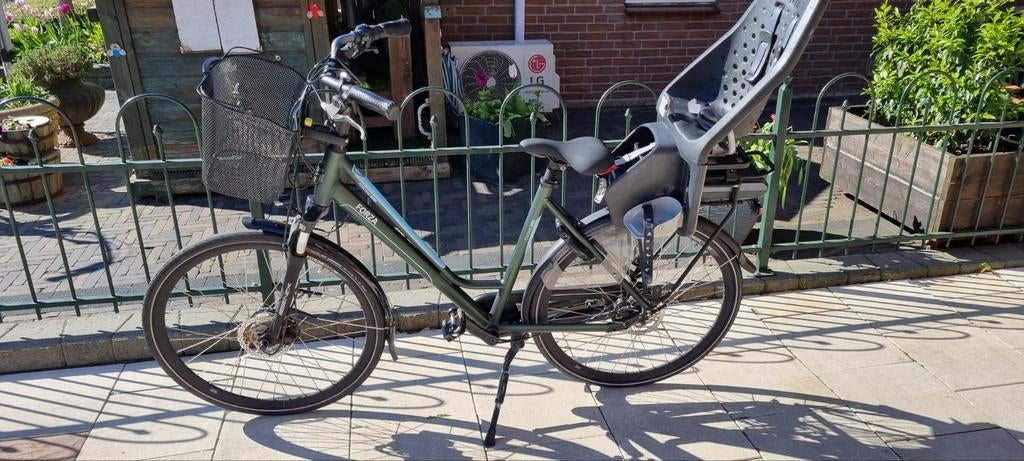 Forza toscane groen elektrische fiets, Gebruikt, 51 tot 55 cm, 30 tot 50 km per accu, Ophalen