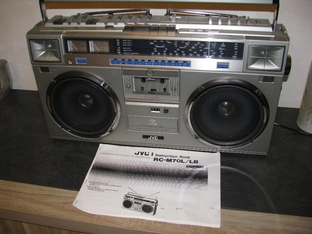 JVC RC-M70 LB boombox, Ophalen of Verzenden, Zo goed als nieuw, Radio