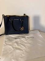 Michael Kors handtas - Donkerblauw met gouden details, Ophalen of Verzenden, Gebruikt, Blauw, Handtas