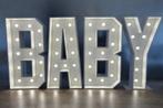 Babyshower Lichtletters te Huur - BABY, BOY, GIRL, Verzenden, Zo goed als nieuw, Geboorte of Huwelijk
