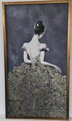 Set van 3 Schilderijen 45x25 cm, Antiek en Kunst, Ophalen of Verzenden