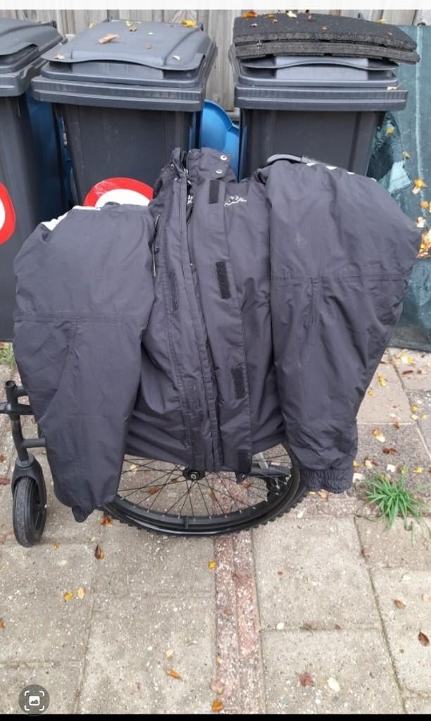 dikke kappa winterjas, Kappa, Zwart, Maat 56/58 (XL), Ophalen of Verzenden