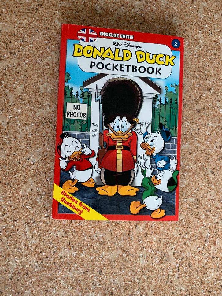 Donald Duck Engelse Editie nr 2-4-6, Boeken, Stripboeken, Gelezen, Meerdere stripboeken, Ophalen of Verzenden