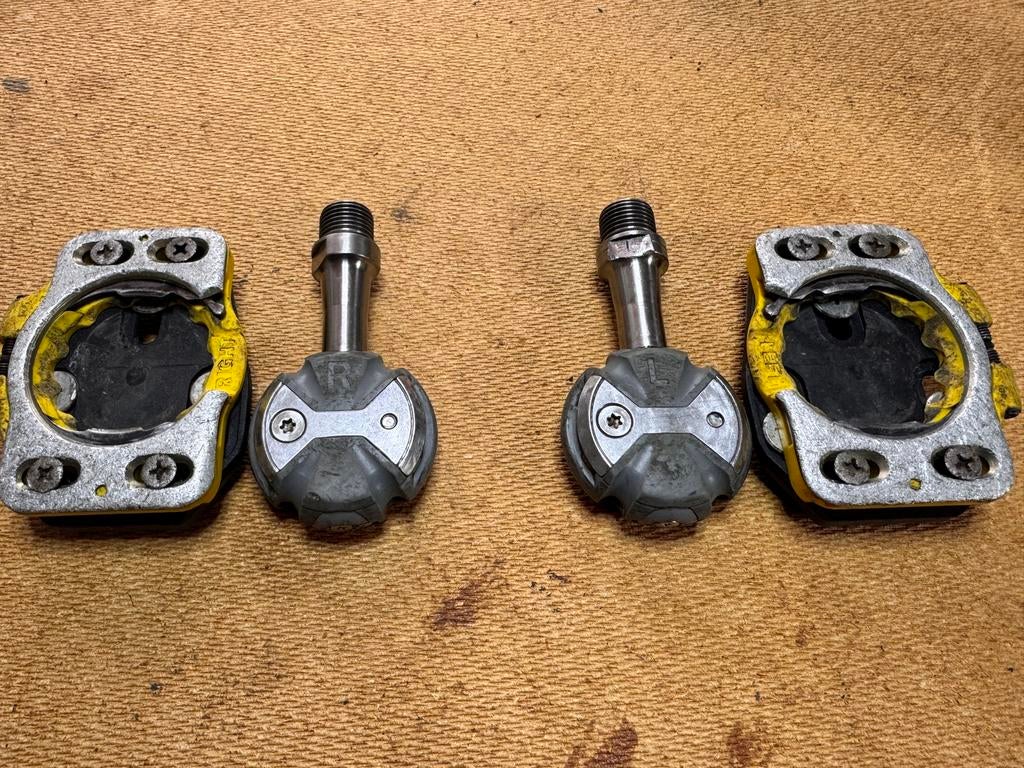 Speedplay Titanium pedalen incl plaatjes, Ophalen, Gebruikt, Crankstel of Pedalen