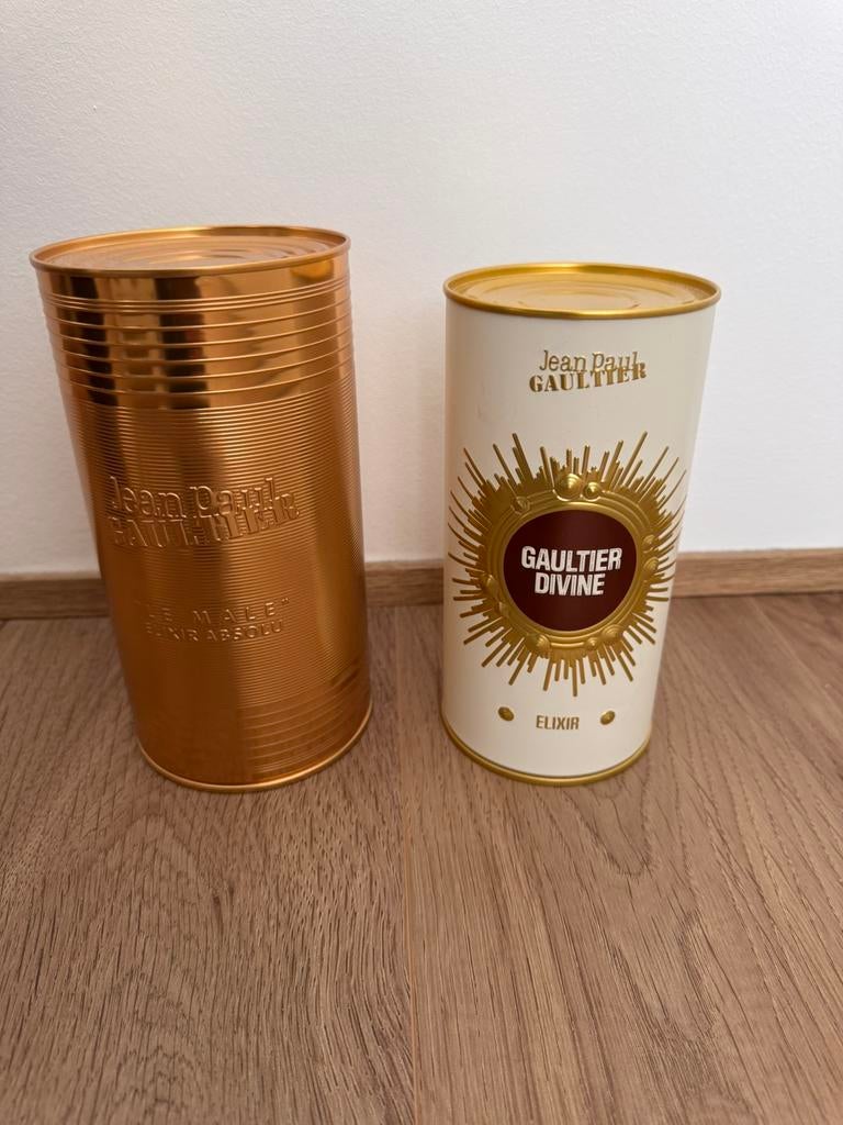 Jean Paul Gaultier blikken verpakkingen Elixer & Le Male, Ophalen of Verzenden, Nieuw