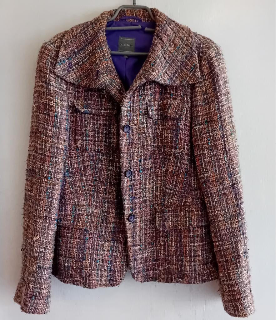 Marc Aurel jasje/ blazer / tweed, Zo goed als nieuw, Ophalen, Maat 38/40 (M), Marc Aurel