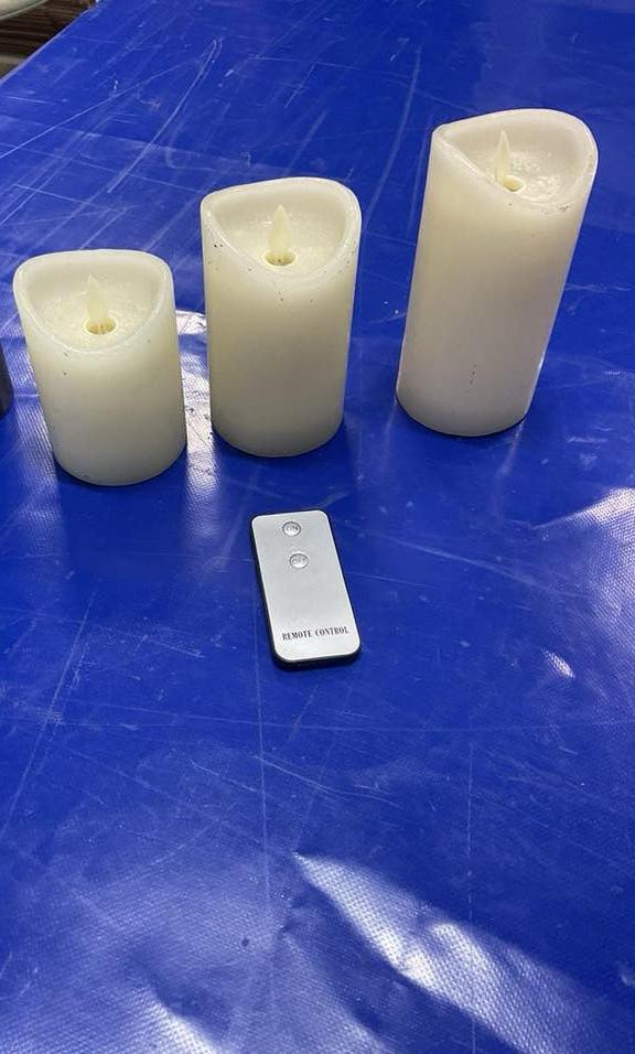 Led Kaarsen met afstandsbediening, Ophalen, Zo goed als nieuw, Overige materialen, Minder dan 25 cm