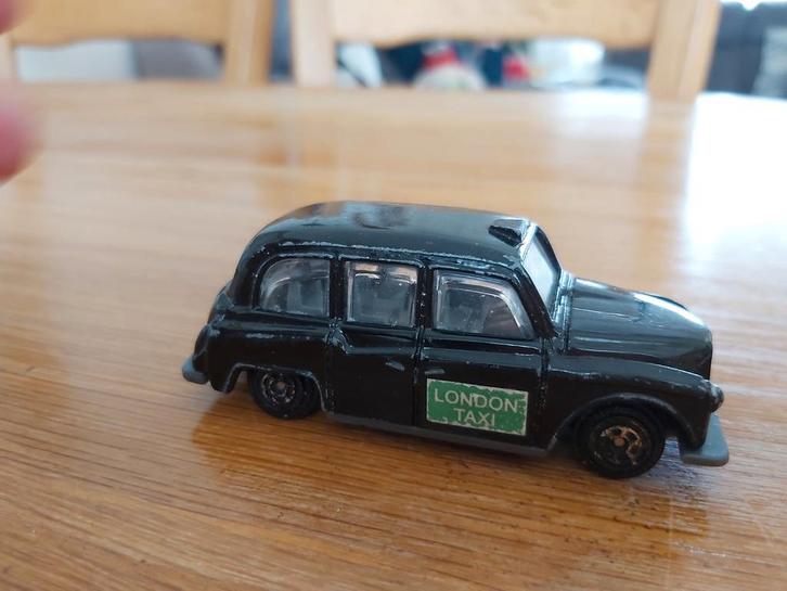Vintage London Taxi Speelgoedauto - Zwart Metaal, Hobby en Vrije tijd, Modelauto's | Overige schalen, Gebruikt, Overige typen