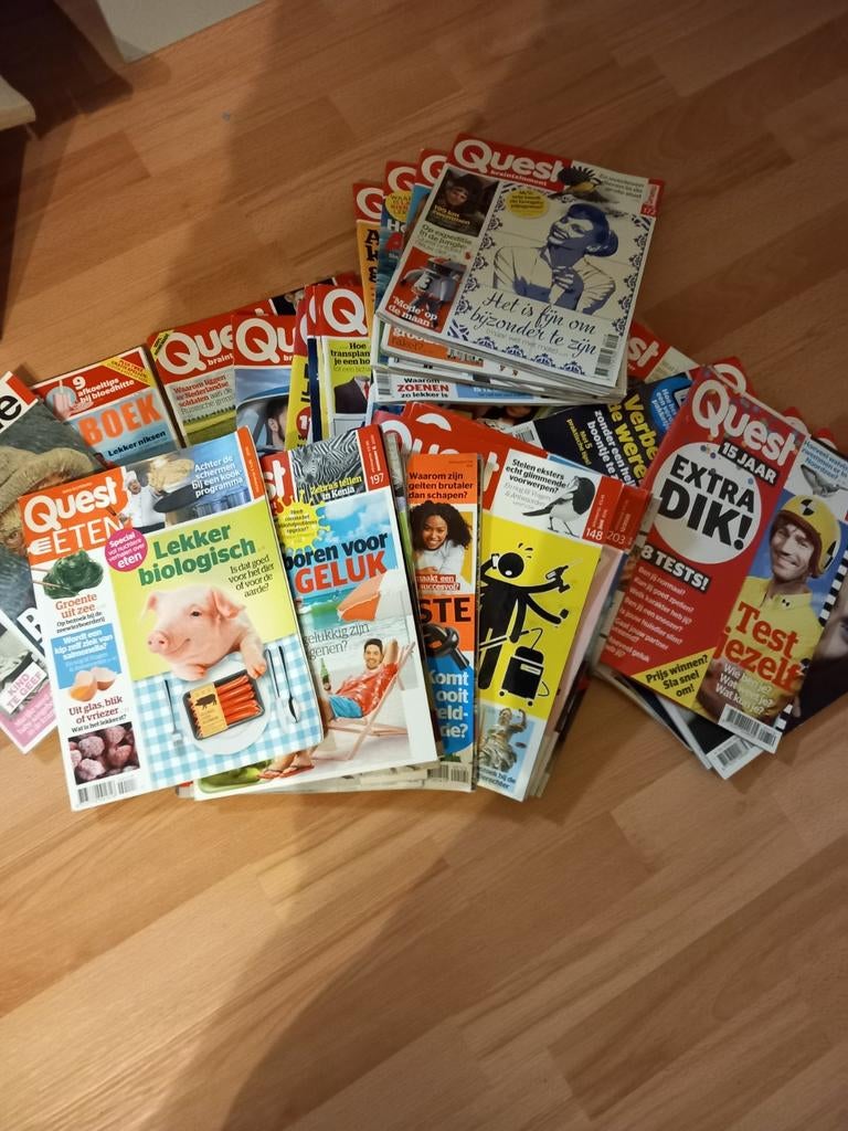 Quest tijdschriften 40 stuks, Ophalen