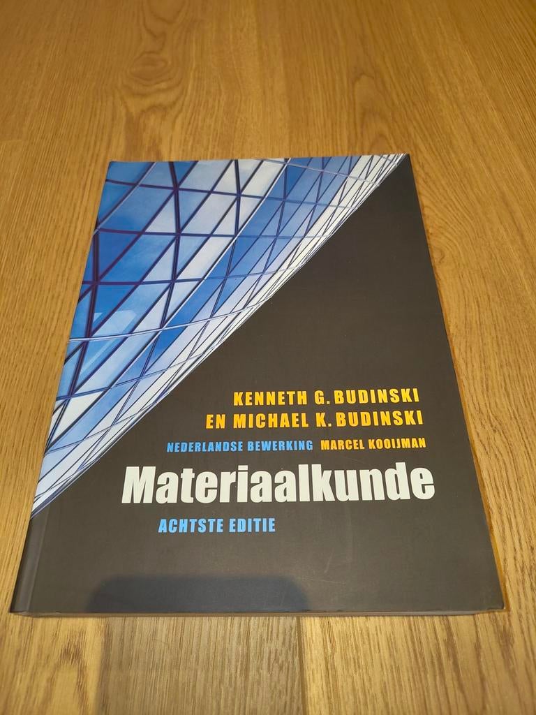 Materiaalkunde achtste editie, Boeken, Techniek, Zo goed als nieuw, Werktuigbouwkunde, Ophalen of Verzenden