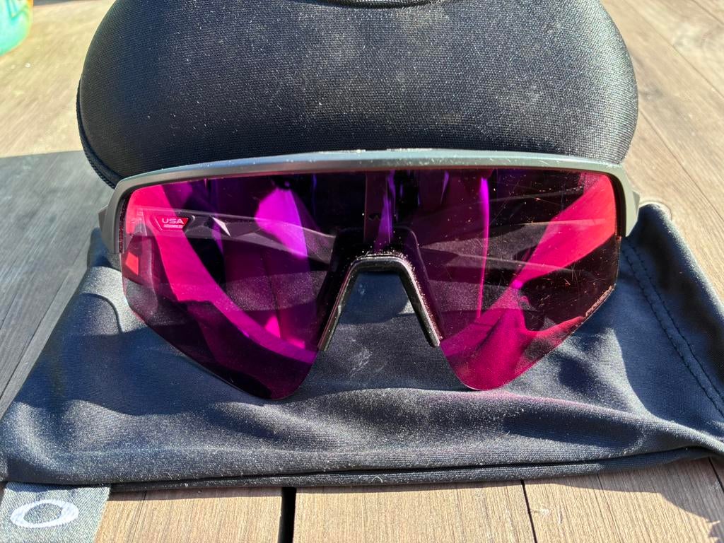 Oakley Sutro Sweep – Prizm lens – Grijs frame, Ophalen of Verzenden, Zo goed als nieuw, Grijs, Oakley