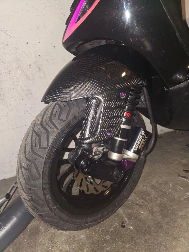Piaggio zip SP Gabel einarmschwinge carbon,stage 6,YSS, Ophalen of Verzenden