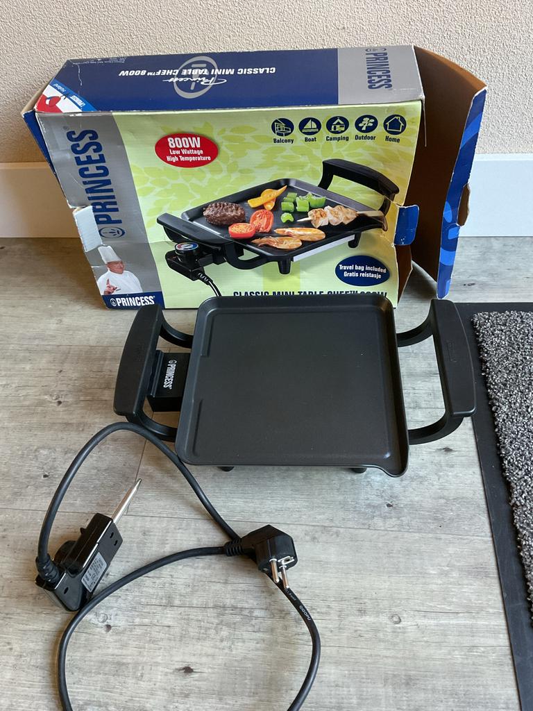 Princess Classic Mini Table Chef als nieuw!, Ophalen of Verzenden, Zo goed als nieuw, Tafelgrill
