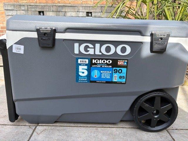 Koelbox Igloo Maxcold Latitude 90 Roller Grey, Ophalen, Nieuw, Koelbox, Koelelement