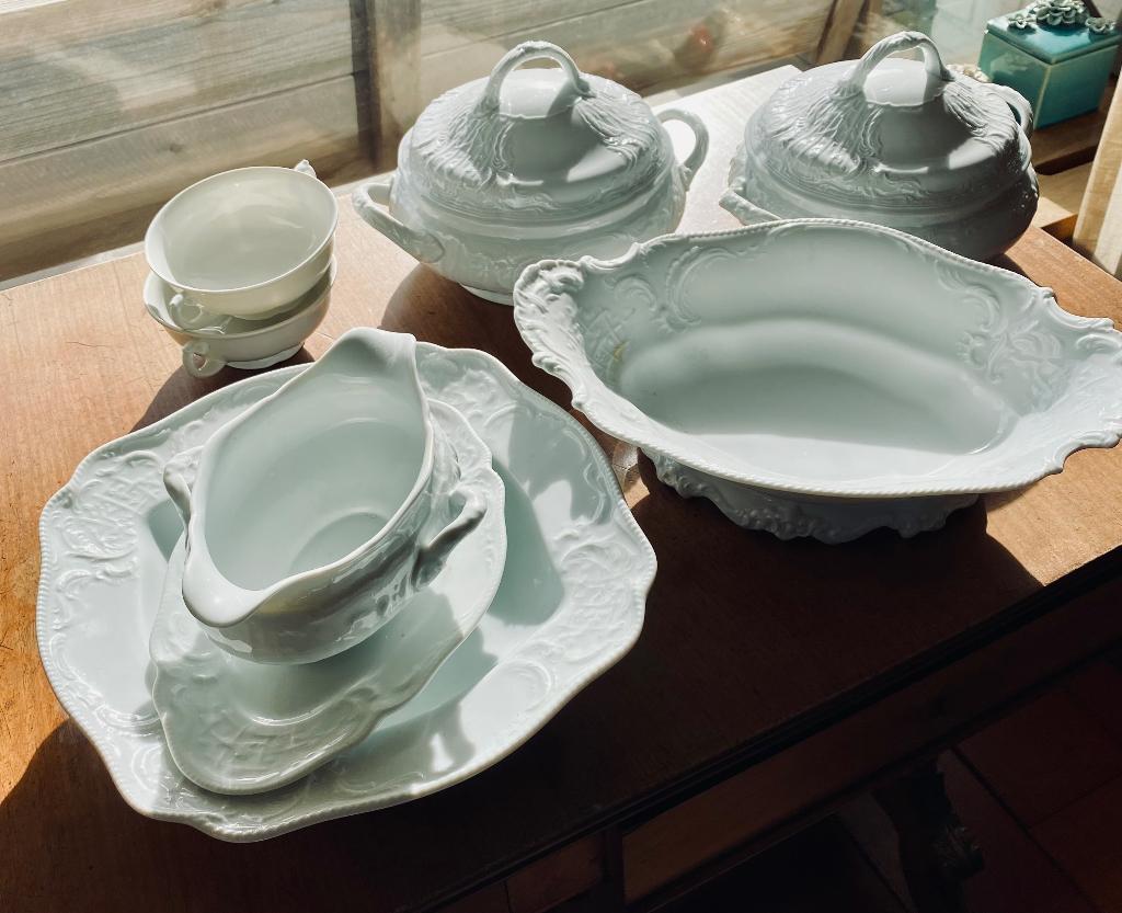 Rosenthal servies wit – brocante  – schalen, juskom, Ophalen