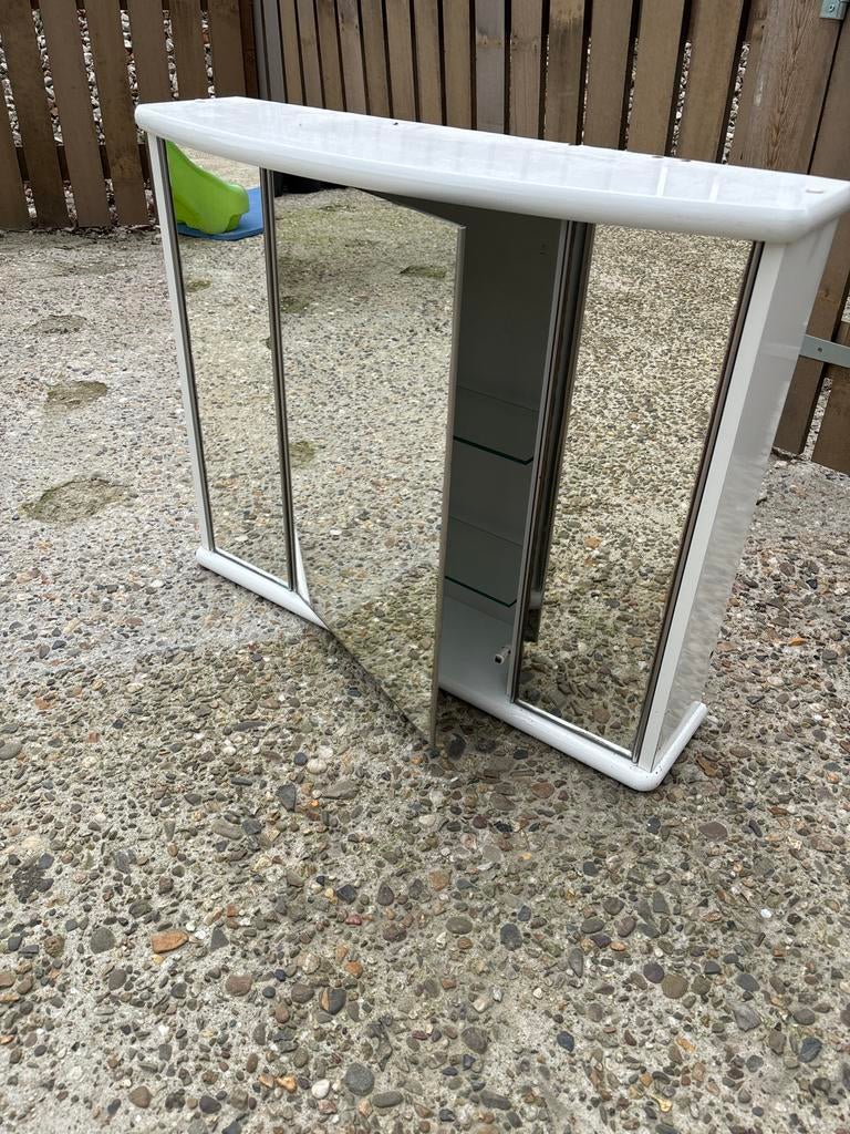 Spiegelkast, Huis en Inrichting, Badkamer | Badkamermeubels, Ophalen, 50 tot 100 cm, Minder dan 100 cm, 25 tot 50 cm