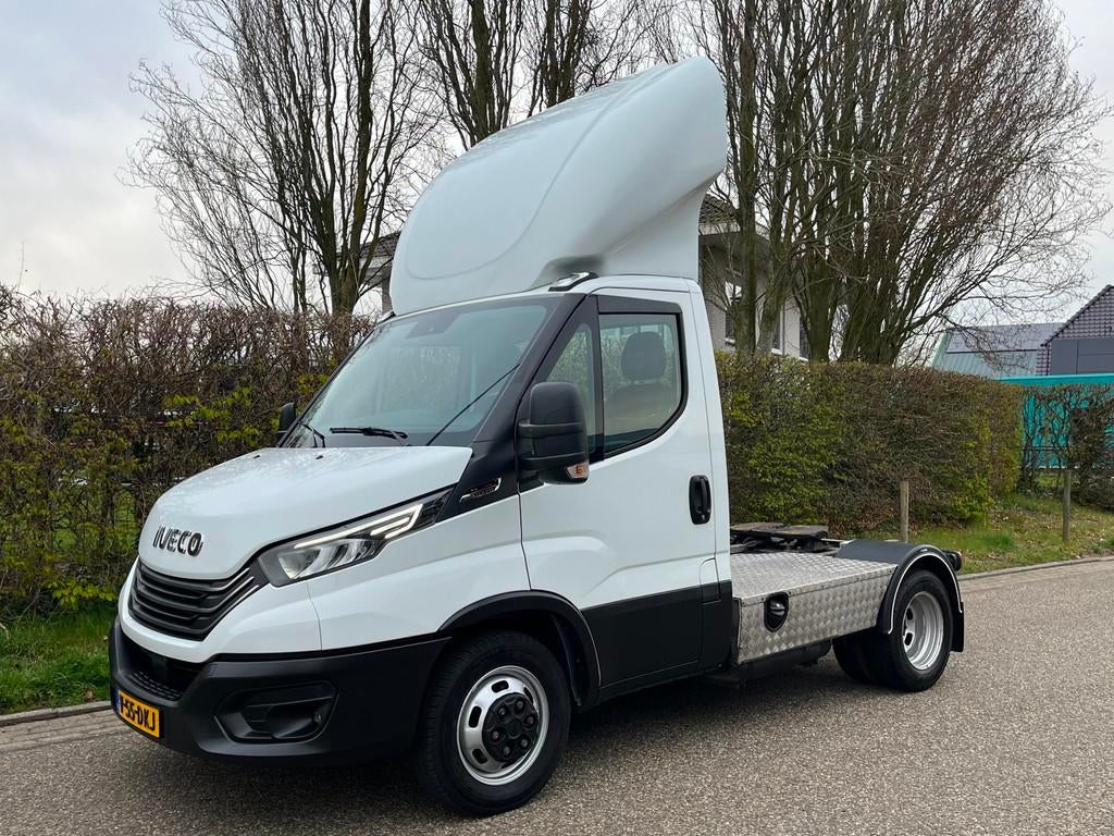 Iveco Daily 40C18 3.0 Automaat BE Trekker | Luchtgeveerd, Auto's, Bestelauto's, Automaat, Gebruikt, Iveco, Wit