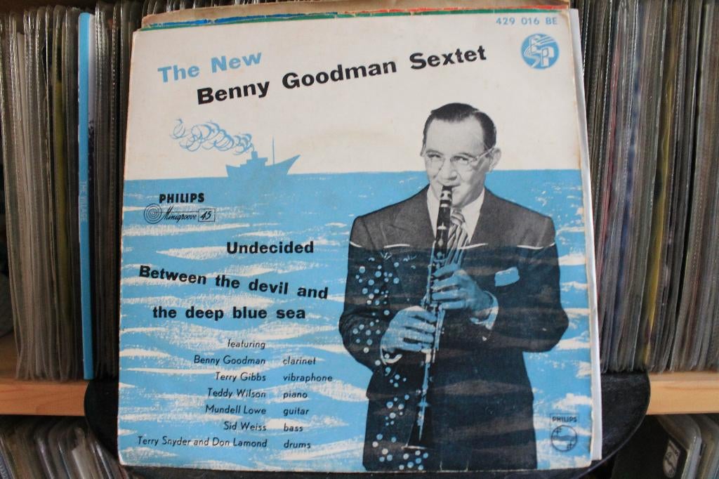 7" Single The New Benny Goodman Sextet – Undecided / Between, Cd's en Dvd's, Vinyl Singles, Gebruikt, 7 inch, Single, Ophalen of Verzenden
