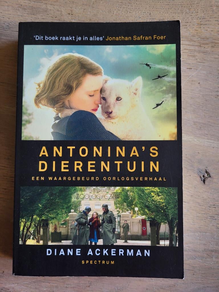 roman Antonina's dierentuin  Diane Ackerman WOII waargebeurd, Ophalen of Verzenden, Gelezen