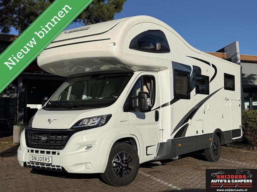 Mobilvetta Kea M76 lengte en alkoof bed 2x airco, Caravans en Kamperen, Campers, Overige merken, Alkoof, Achteruitrijcamera, Luifel