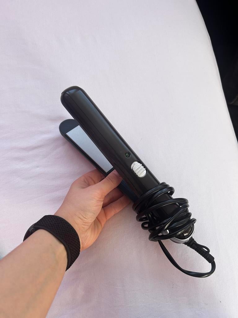 Stijltang - Zwart - zgan, Ophalen of Verzenden, Zo goed als nieuw, Haarverzorging