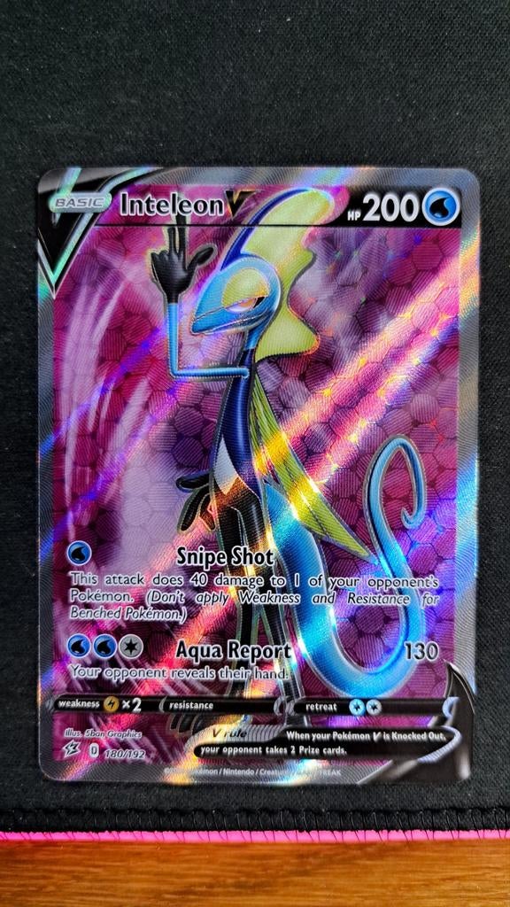 Inteleon V Rebel Clash RCL 180 Pokémon, Verzenden, Nieuw, Losse kaart, Foil